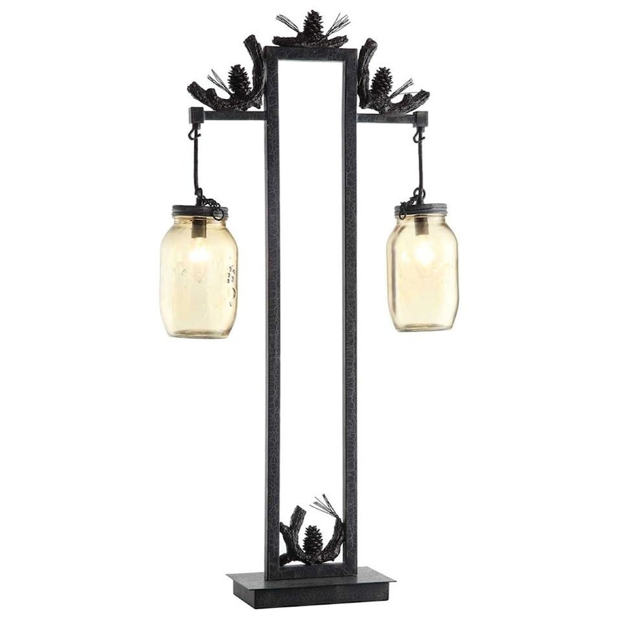 Crestview Collection Lighting Fire Catcher Table Lamp