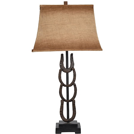 Houseshoe Table Lamp