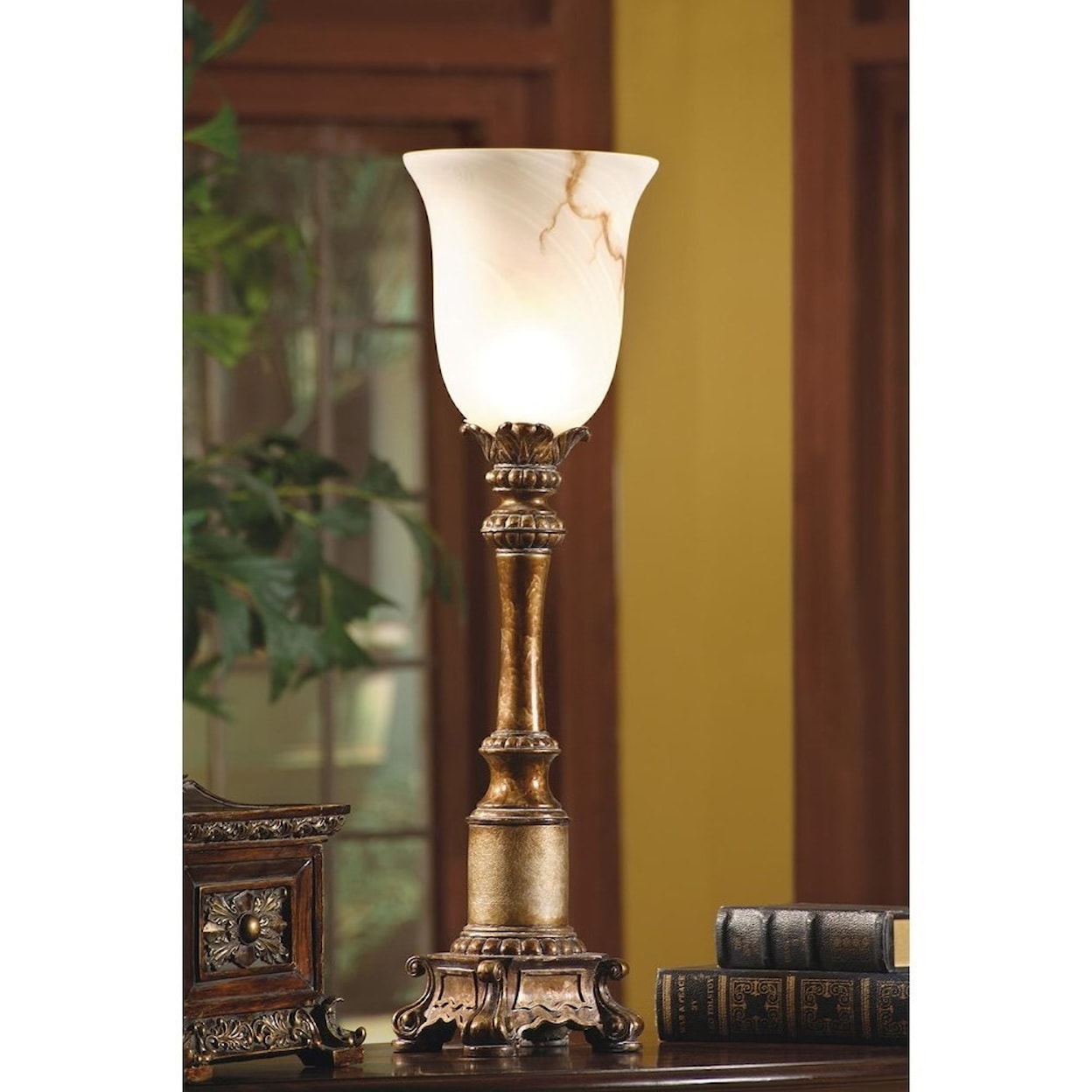Crestview Collection Lighting Sanders Torchiere Lamp