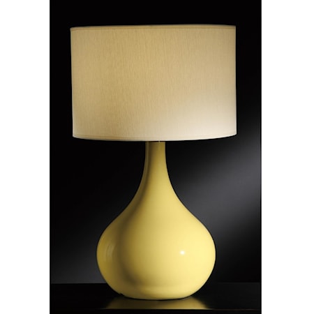 Cabot Yellow Table Lamp