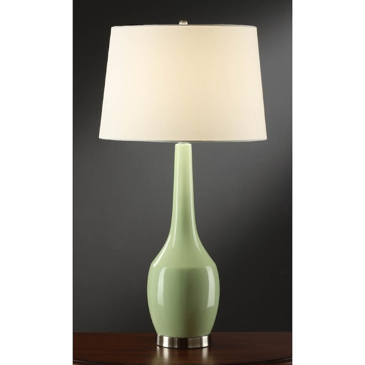Crestview Collection Lighting Nina Green Table Lamp