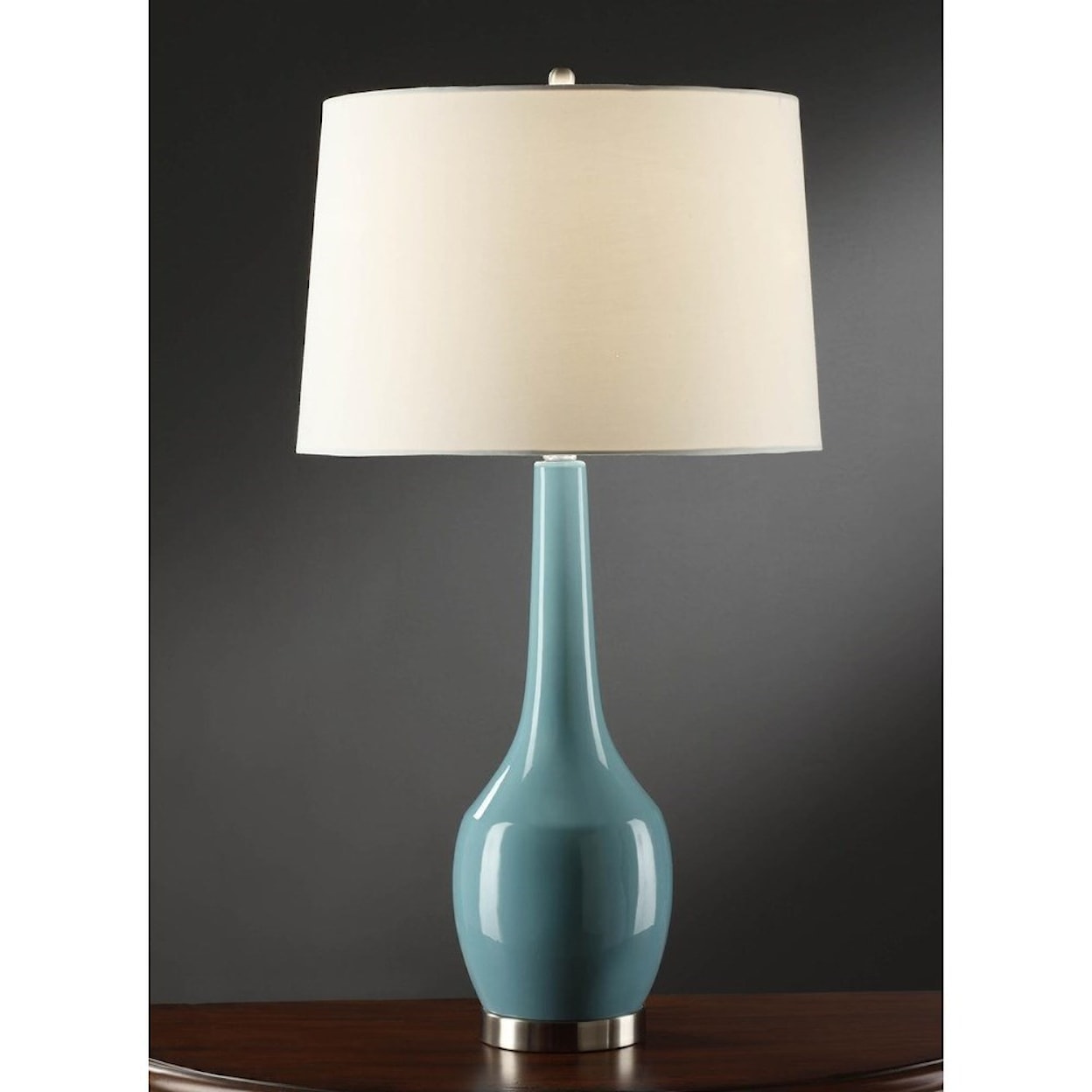 Crestview Collection Lighting Nina Blue Table Lamp