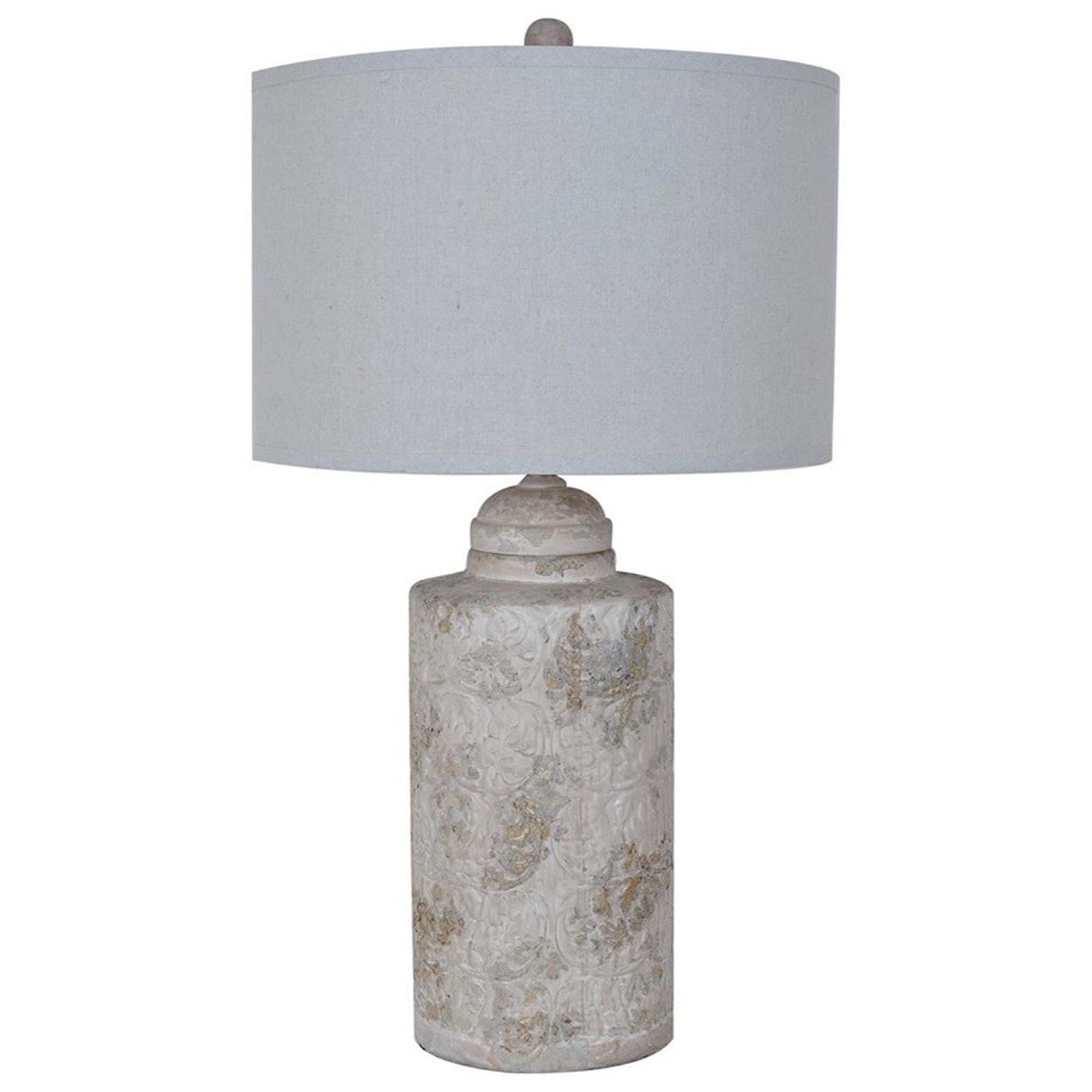 Crestview Collection Lighting Camden Canister Table Lamp