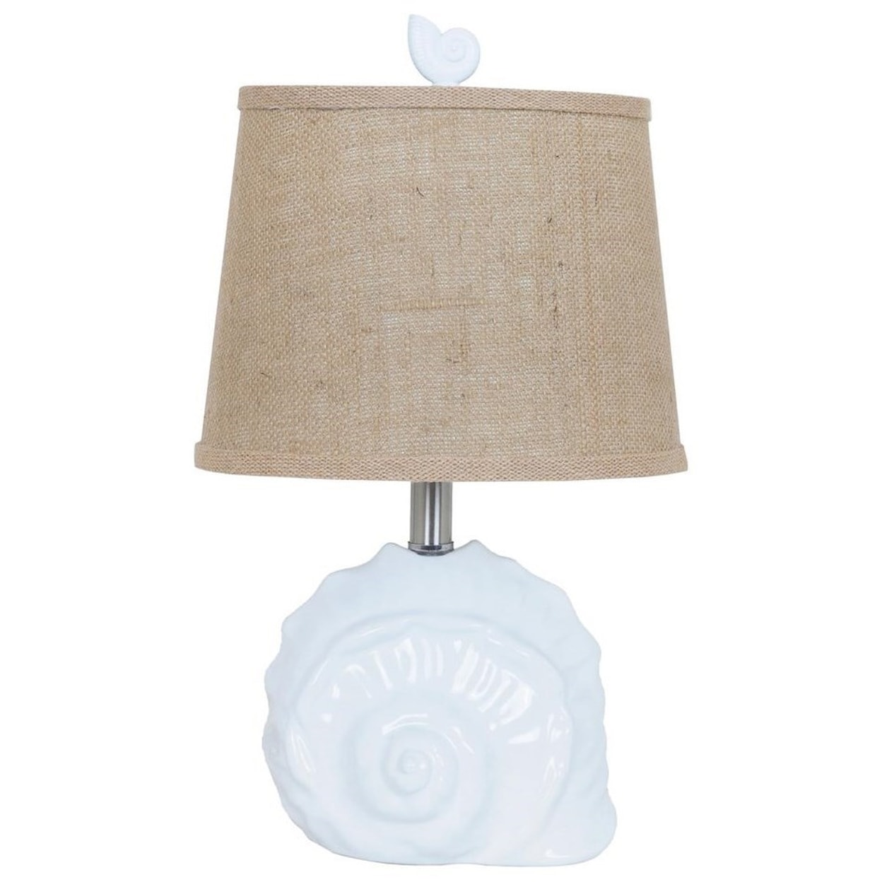 Crestview Collection Lighting Shell Accent Lamp