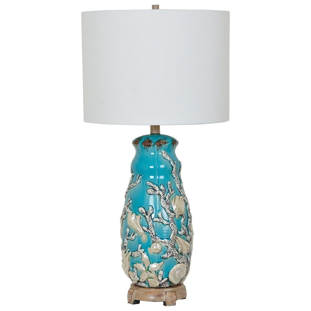 Crestview Collection Lighting Reef Table Lamp