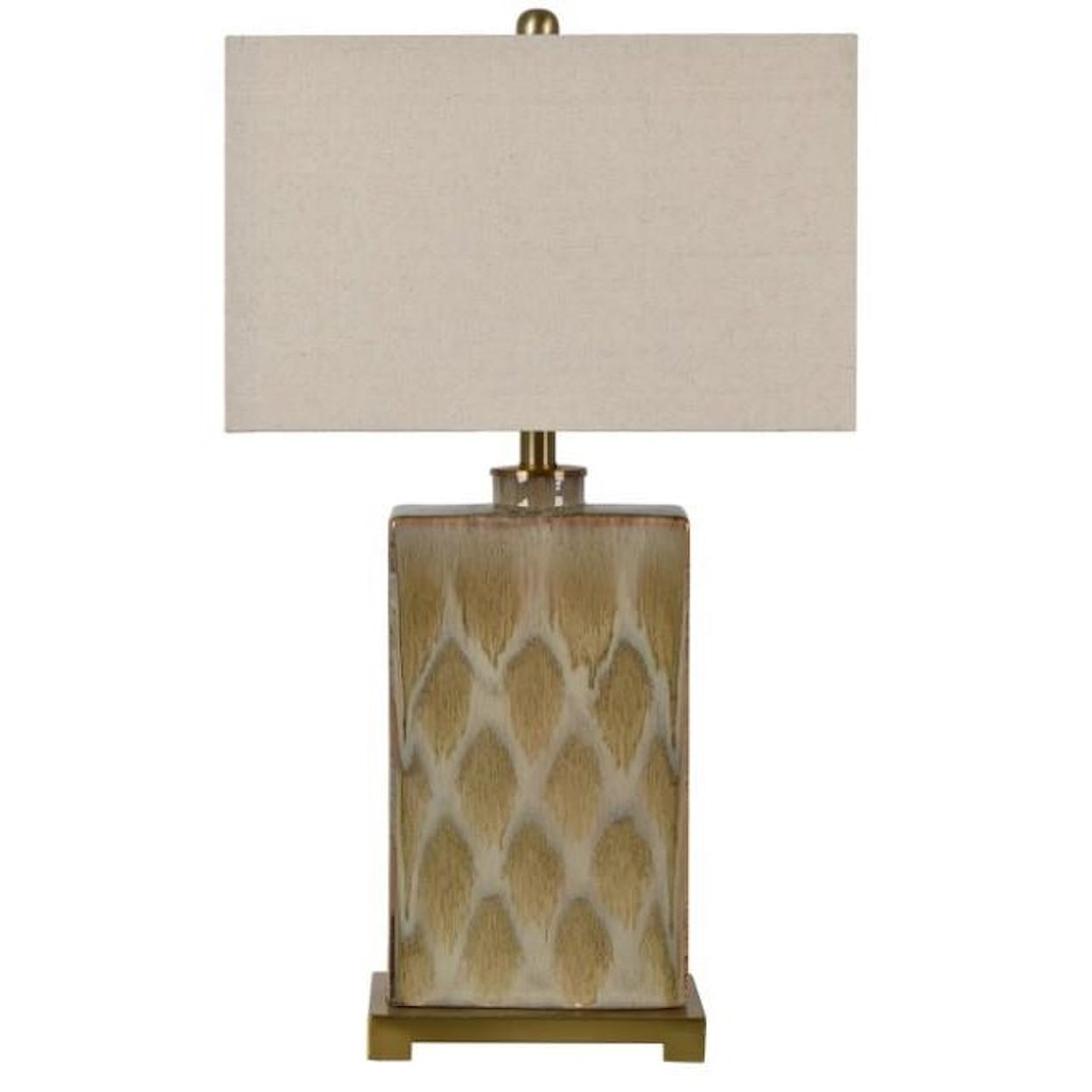 Crestview Collection Lighting Diamond Table Lamp