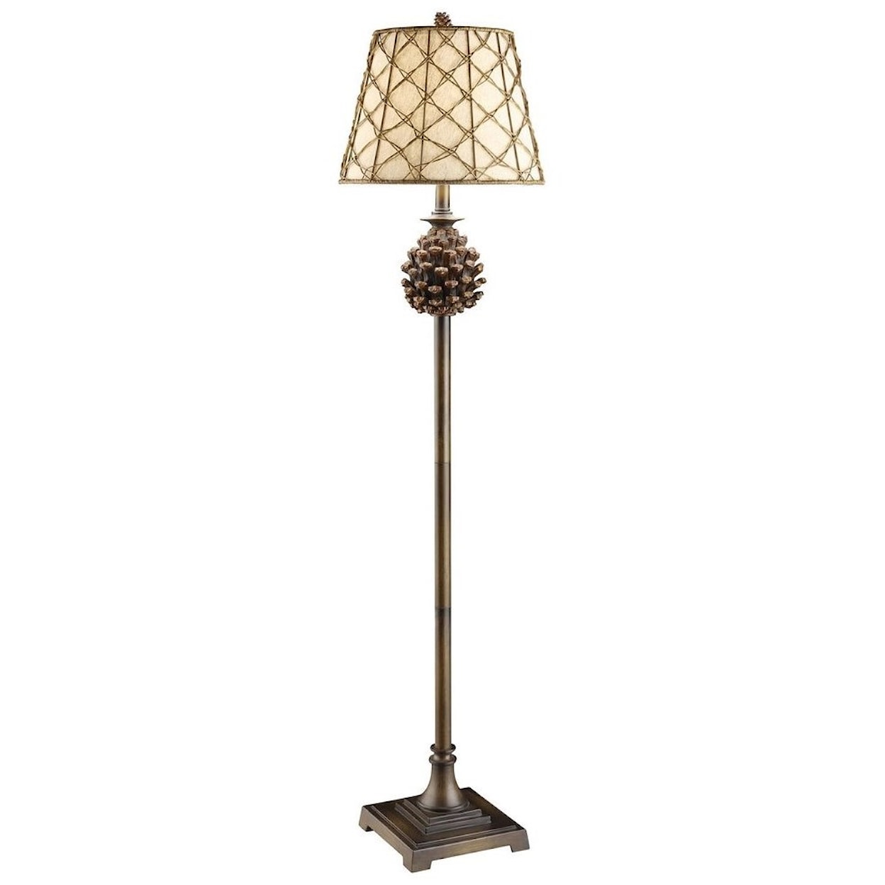 Crestview Collection Lighting Pine Bluff Floor Lamp