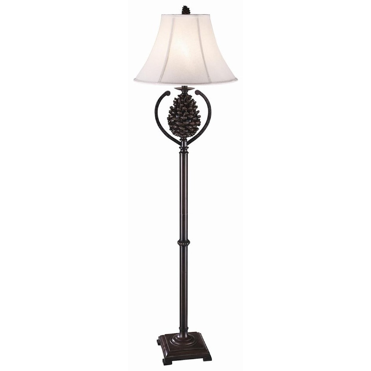 Crestview Collection Lighting Pine Creek Floor Lamp