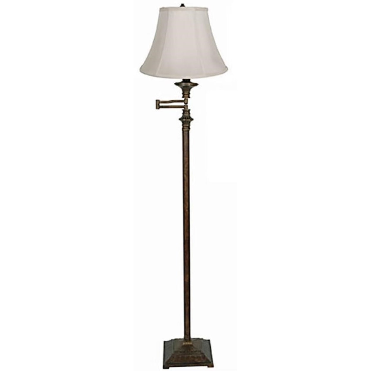 Crestview Collection Lighting Resin Floor Lamp