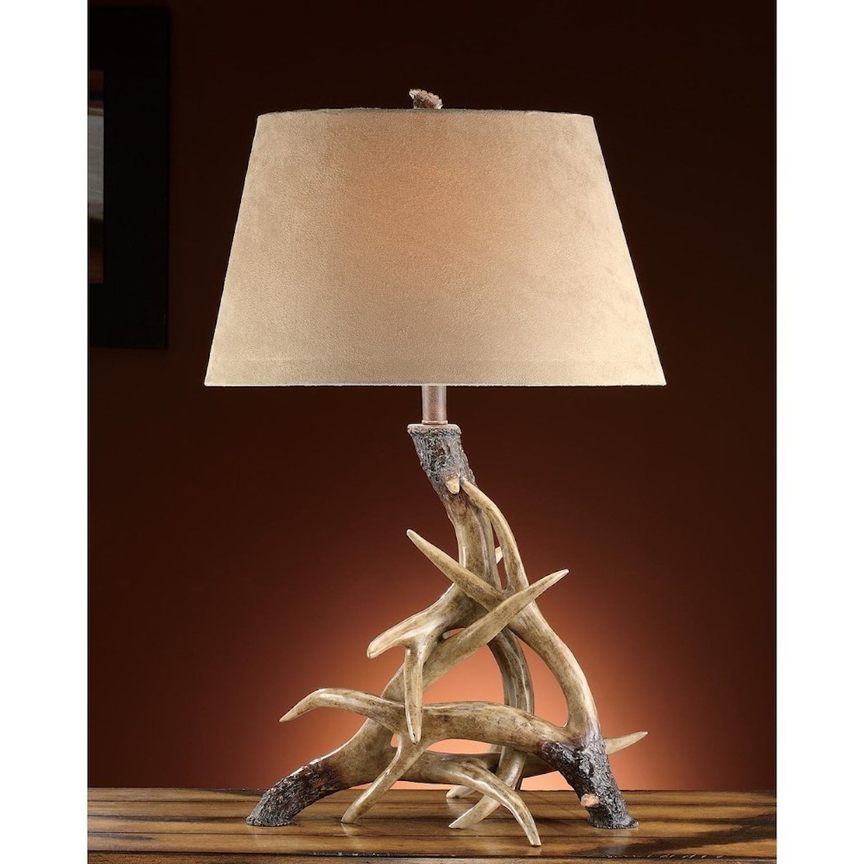 Crestview Collection Lighting Deer Shed Table Lamp