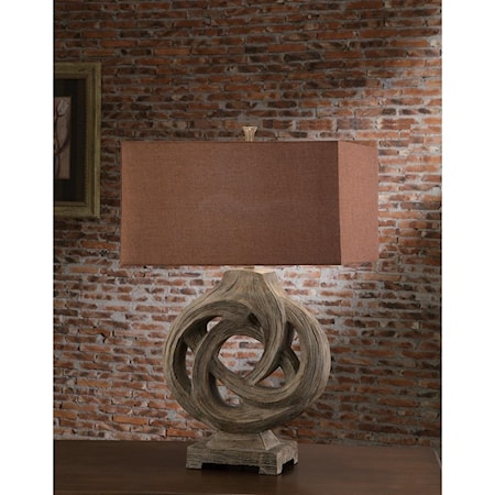 Coiled Branch Table Lamp