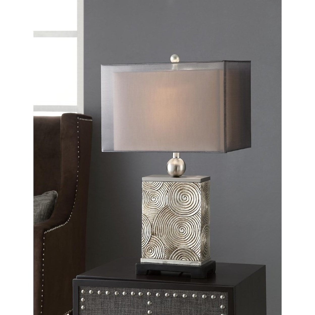 Crestview Collection Lighting Mancini Table Lamp 28"Ht