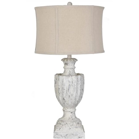 Aged Table Lamp