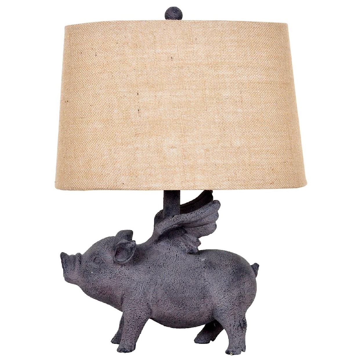Crestview Collection Lighting Hogs Fly Table Lamp
