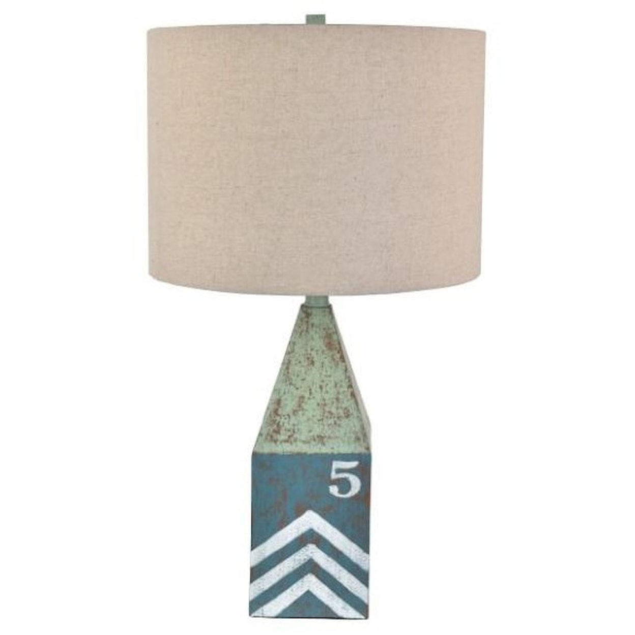 Crestview Collection Lighting Coastal Float Table Lamp