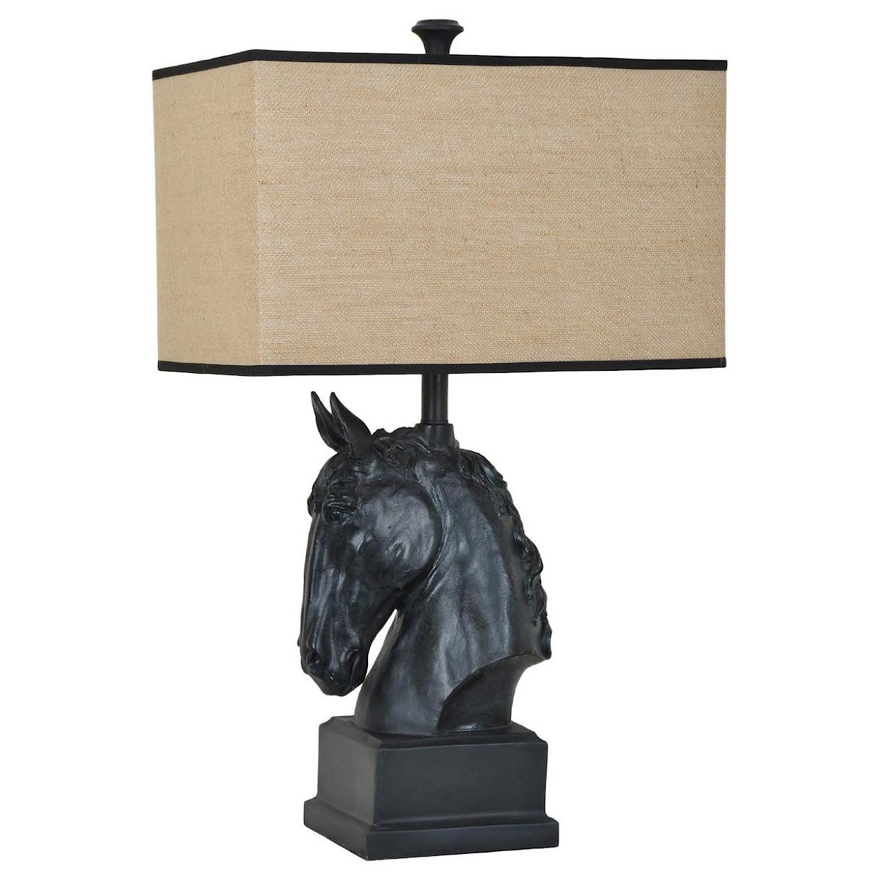 Crestview Collection Lighting Stallion Table Lamp