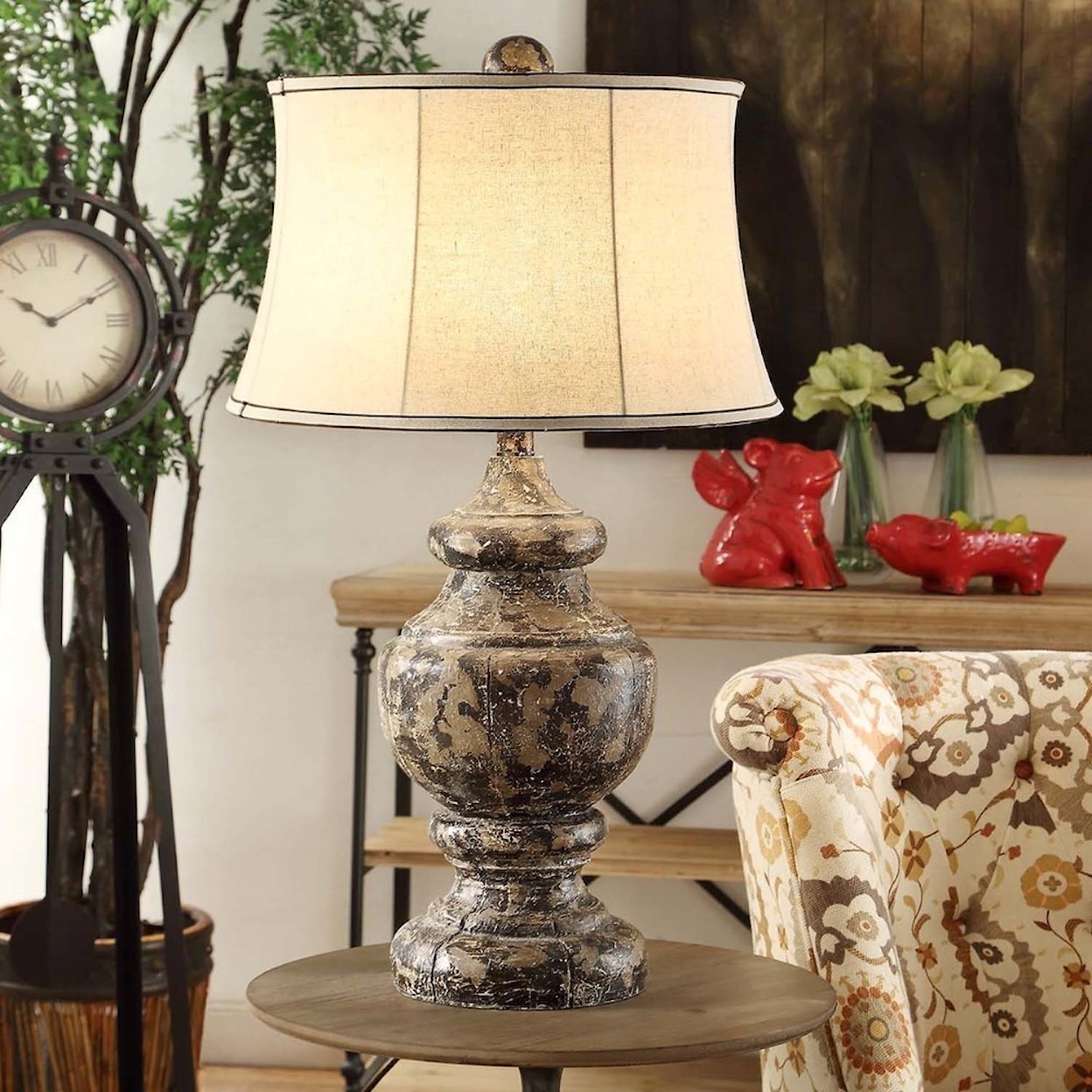Crestview Collection Lighting Antique Corbel Table Lamp