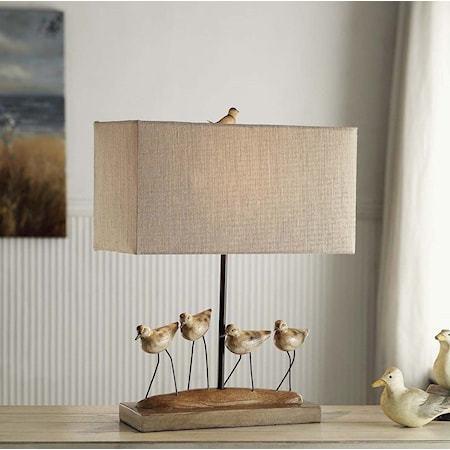 Shore Birds Table Lamp