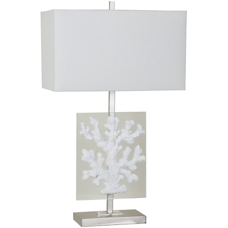 Coral Glass Table Lamp