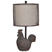 Rooster Table Lamp