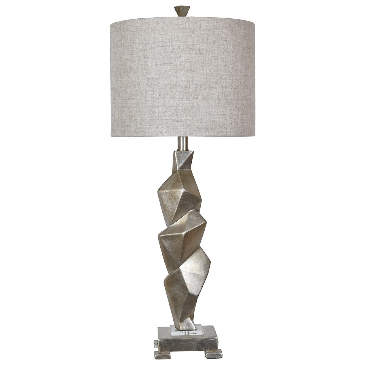 Crestview Collection Lighting Polygon Table Lamp