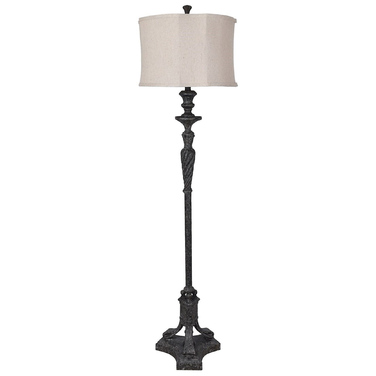 Crestview Collection Lighting Castilian Floor Lamp