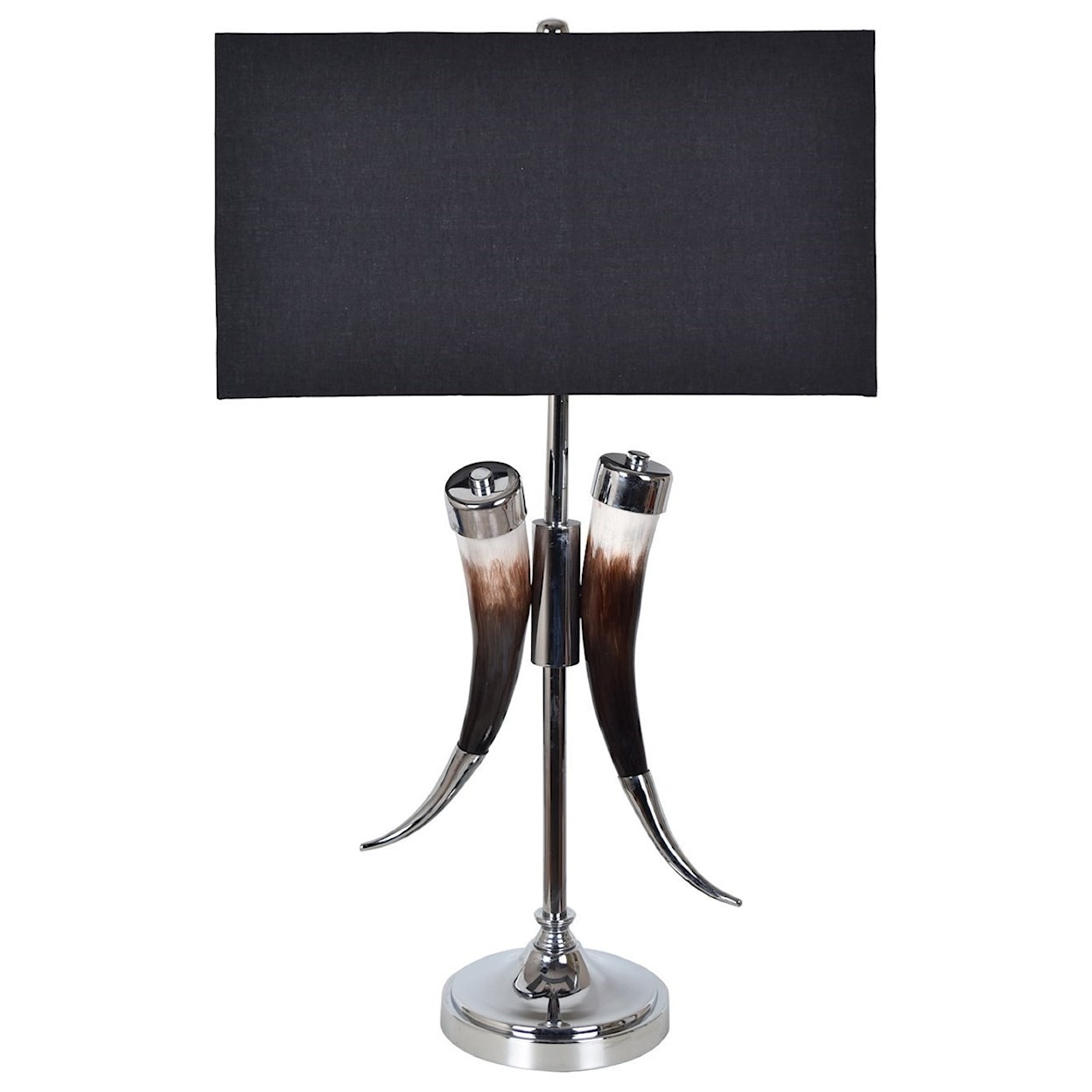 Crestview Collection Lighting Horn Table Lamp