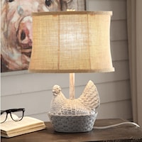 Chicken Basket Table Lamp