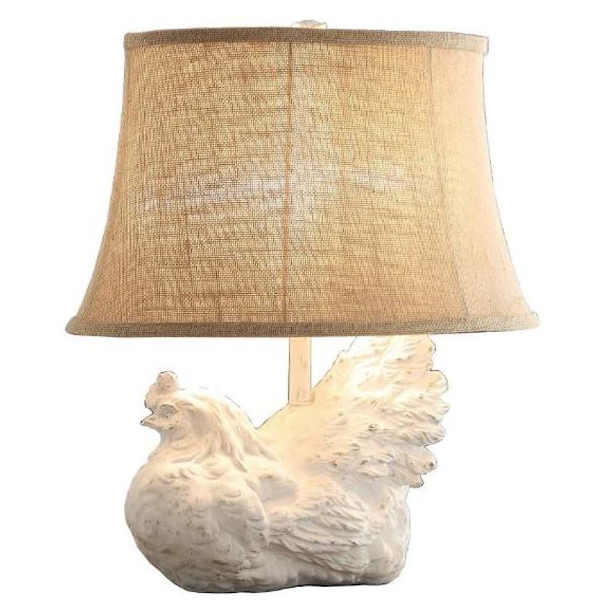 Crestview Collection Lighting Rooster Table Lamp