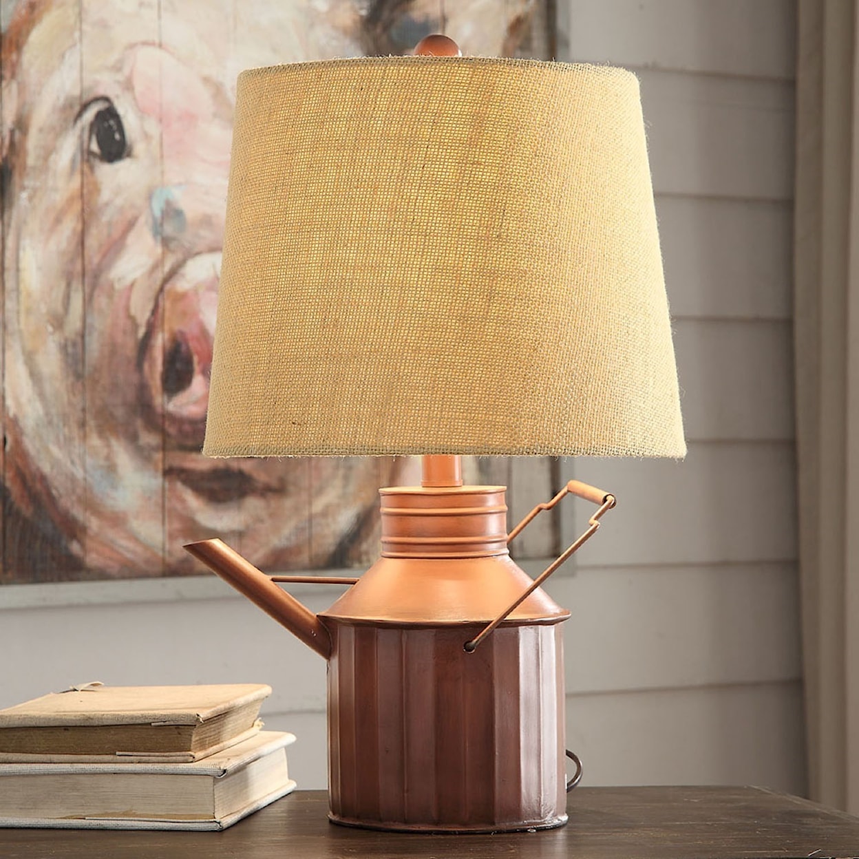 Crestview Collection Lighting Watering Can Table Lamp