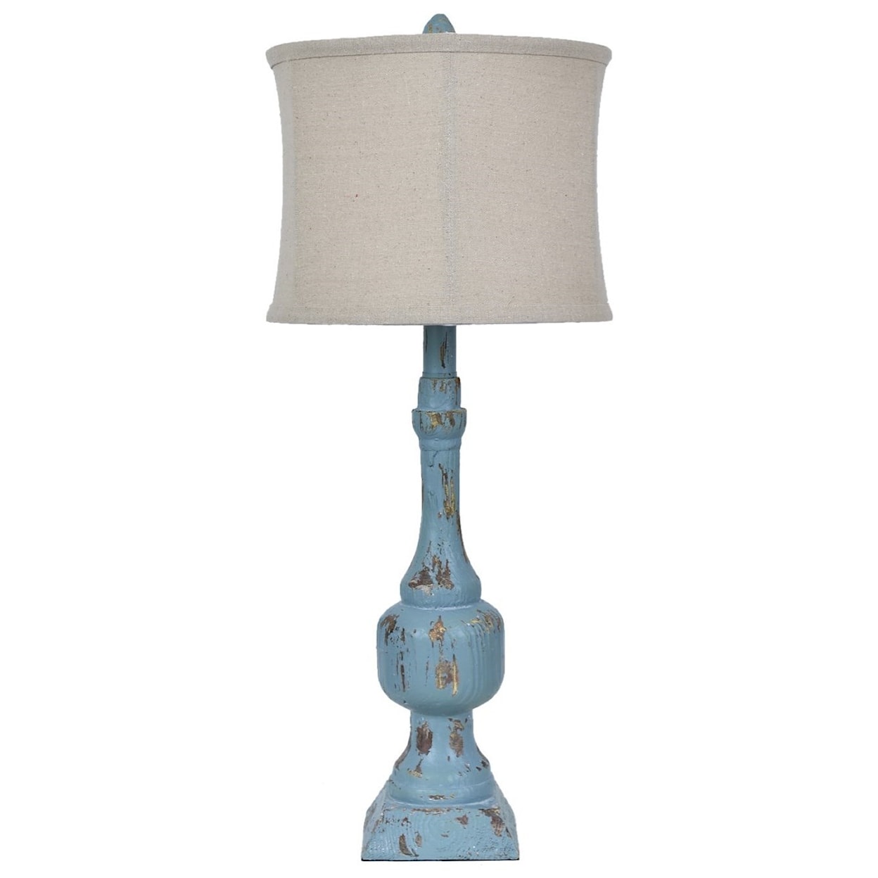 Crestview Collection Lighting Finial Table Lamp