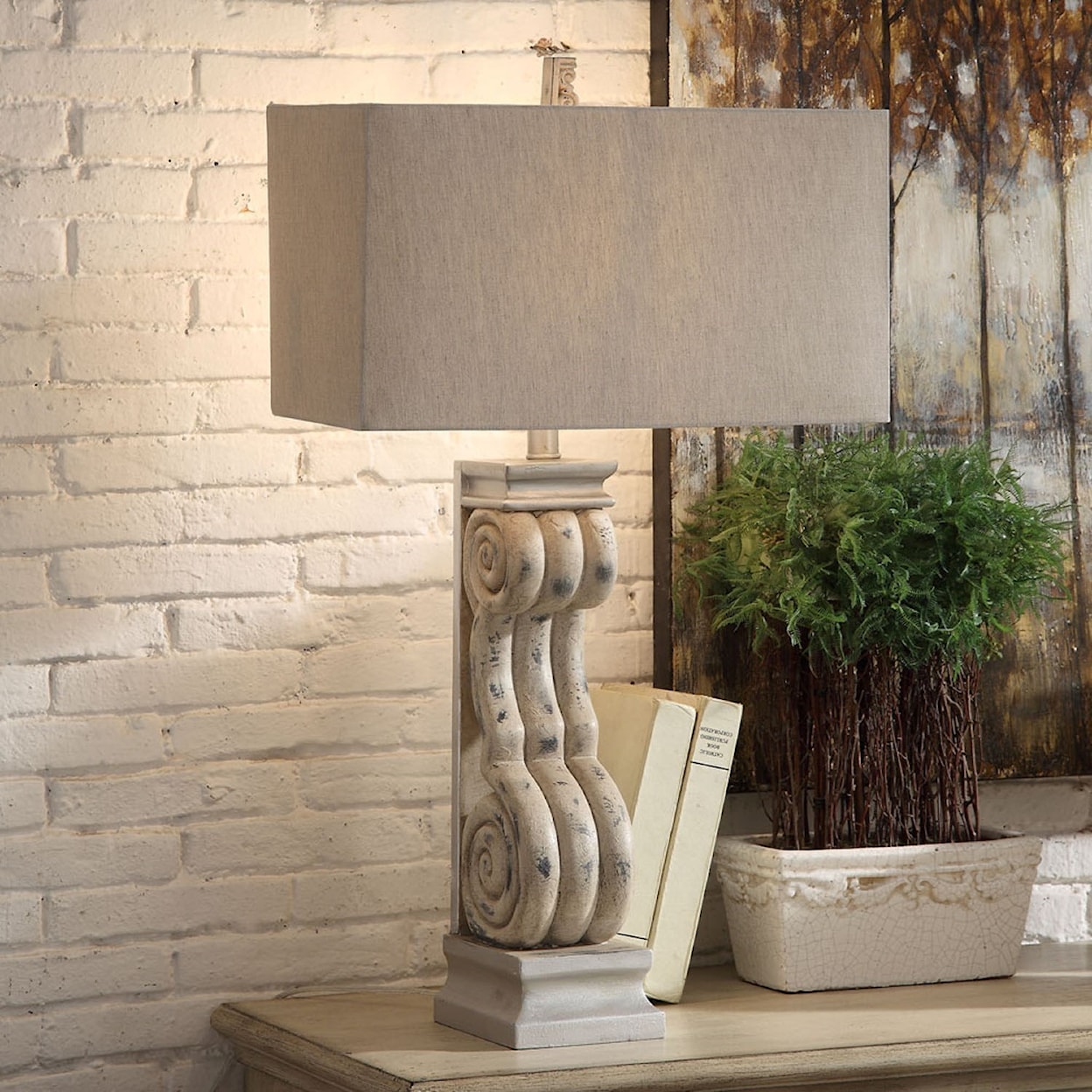 Crestview Collection Lighting Serenity Table Lamp