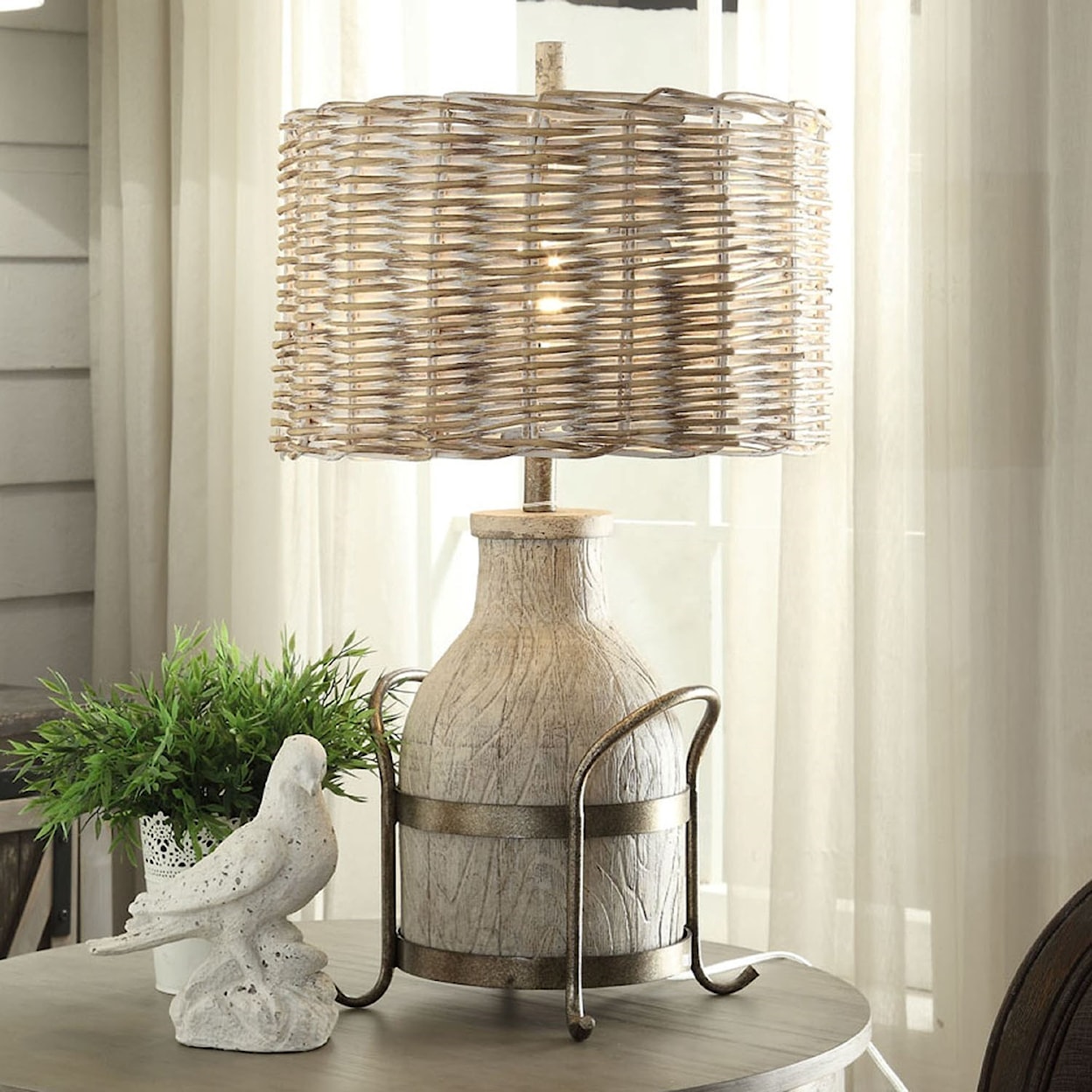 Crestview Collection Lighting Dary Farm Table Lamp