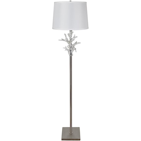 Crystal Coral Floor Lamp