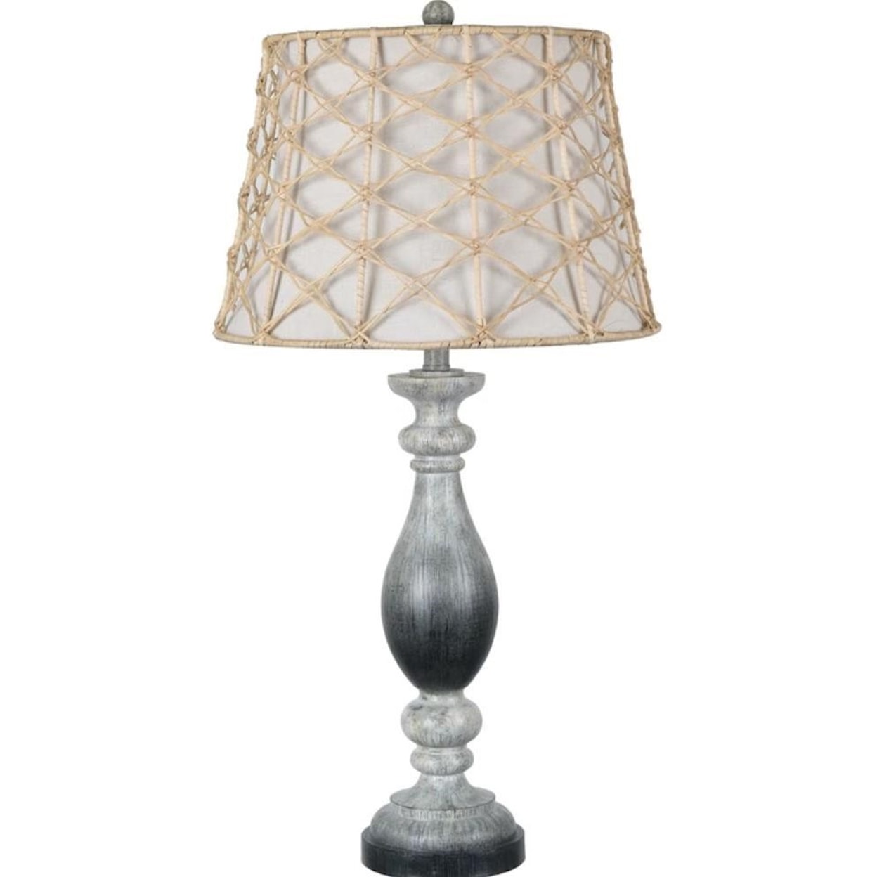 Crestview Collection Lighting Destin Hand Painted Lamp