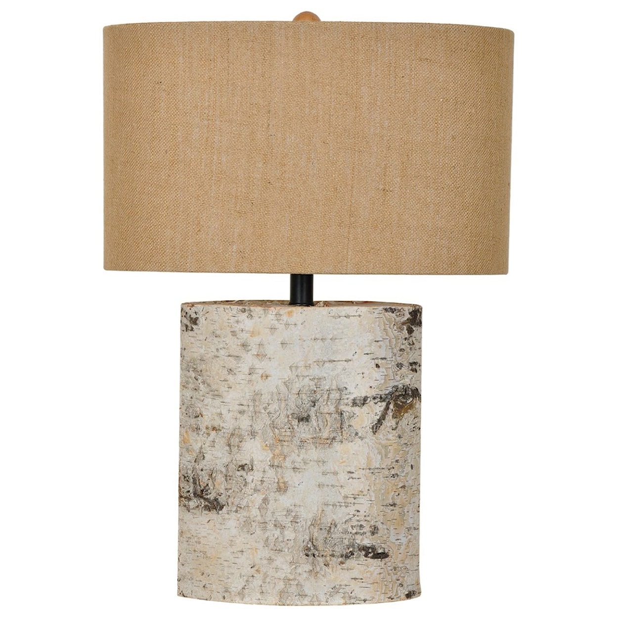 Crestview Collection Lighting Birch Wood Table Lamp