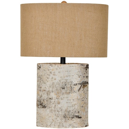 Birch Wood Table Lamp