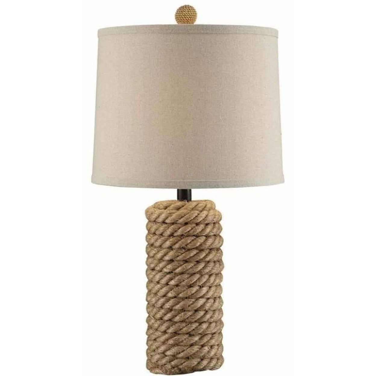 Crestview Collection Lighting Rope Bolt Table Lamp