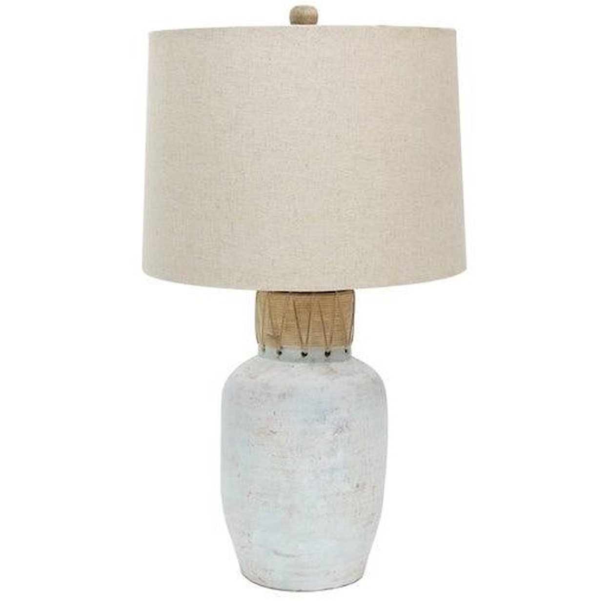 Crestview Collection Lighting Isla Cane Wrapping Table Lamp