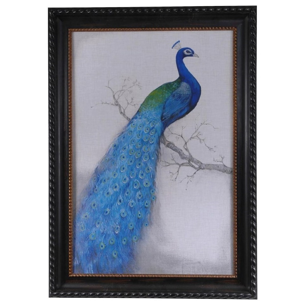 Crestview Collection Prints and Paintings Peacock Blue 1