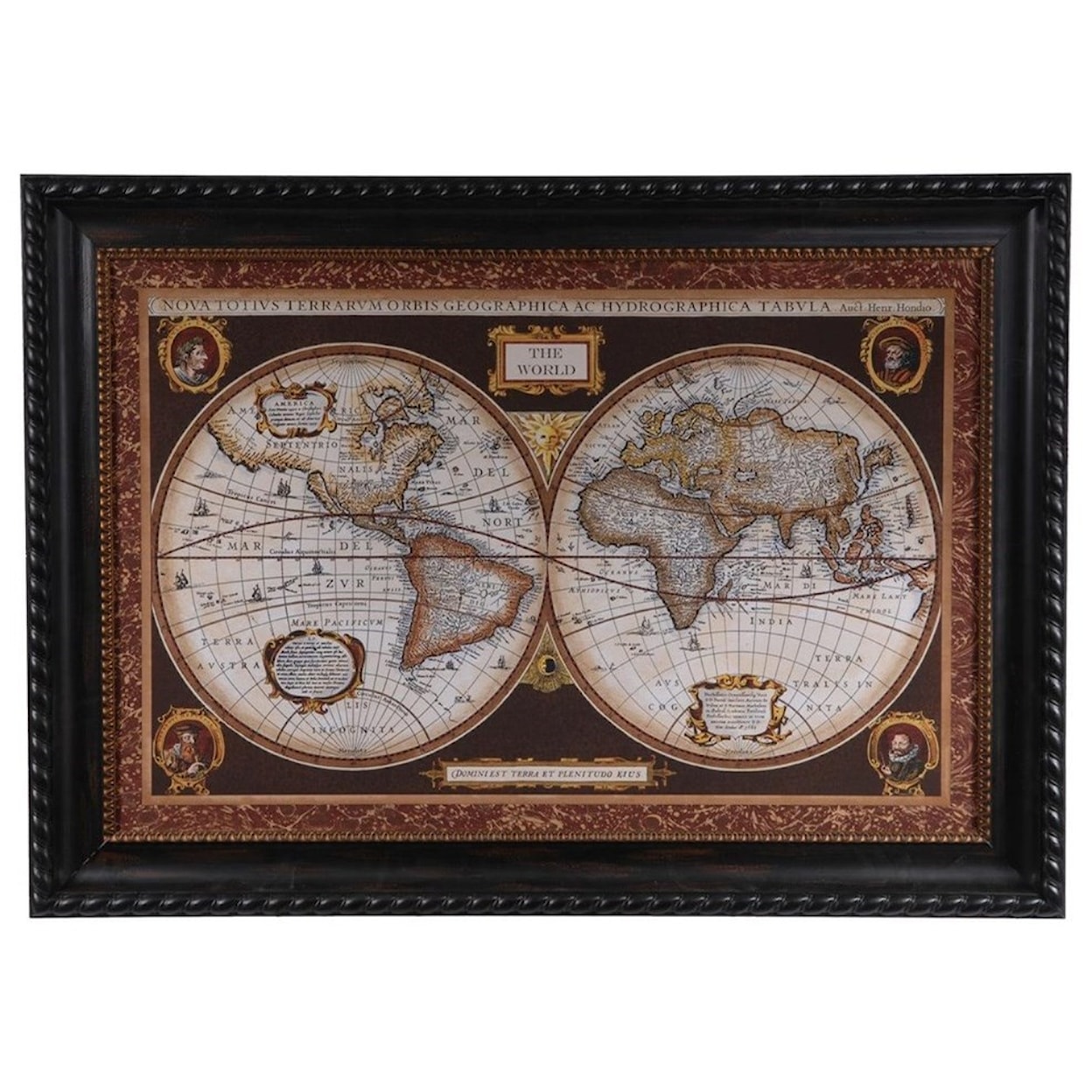 Crestview Collection Prints and Paintings World Map