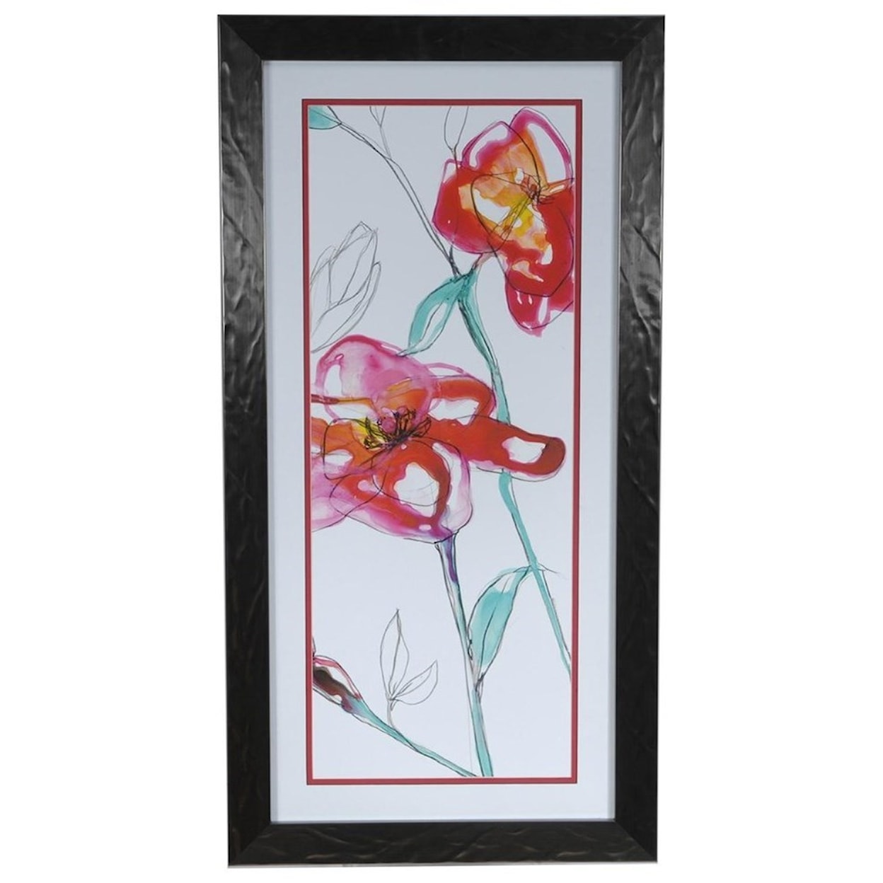 Crestview Collection Prints and Paintings Inked Floral 2