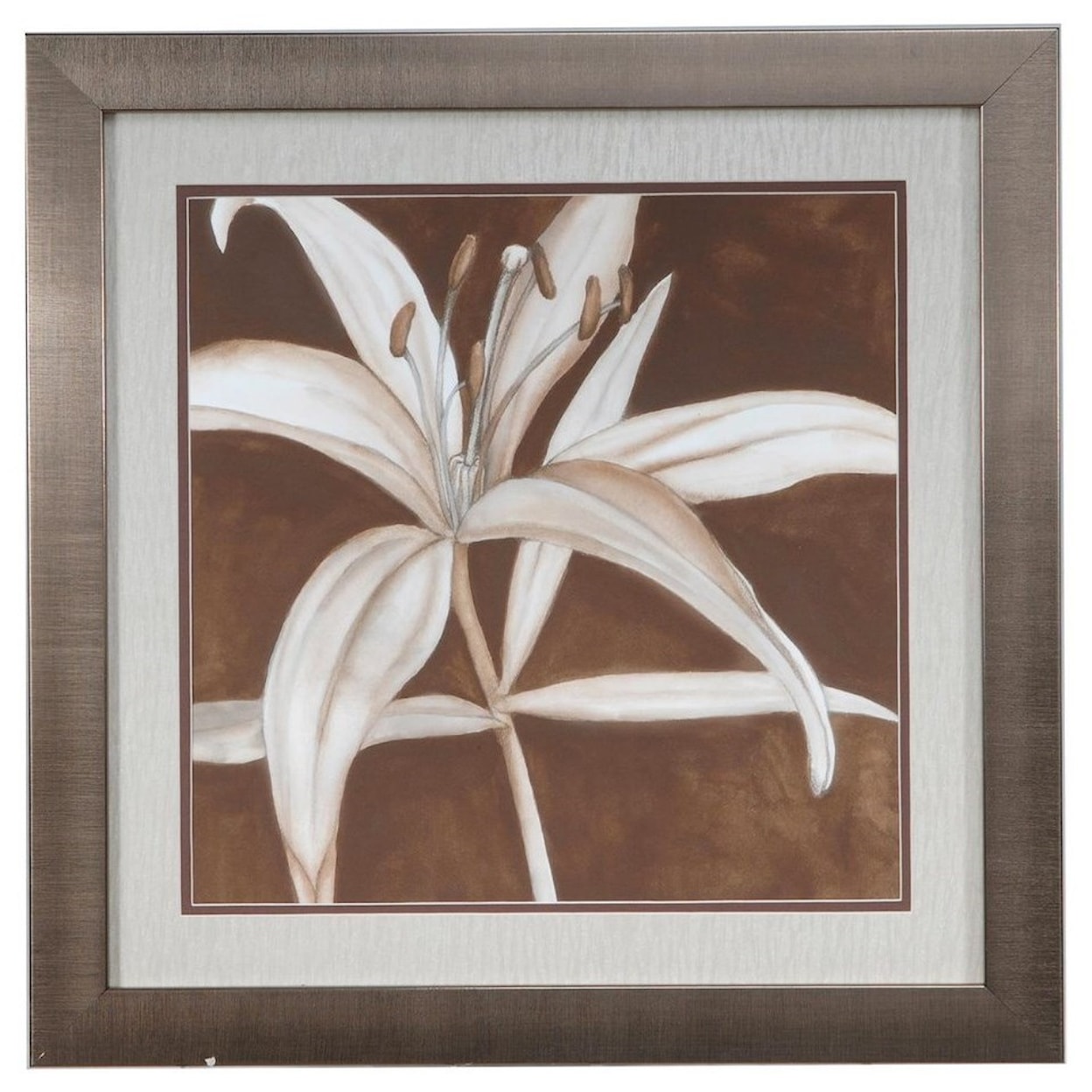 Crestview Collection Prints and Paintings Sepia Lily 4