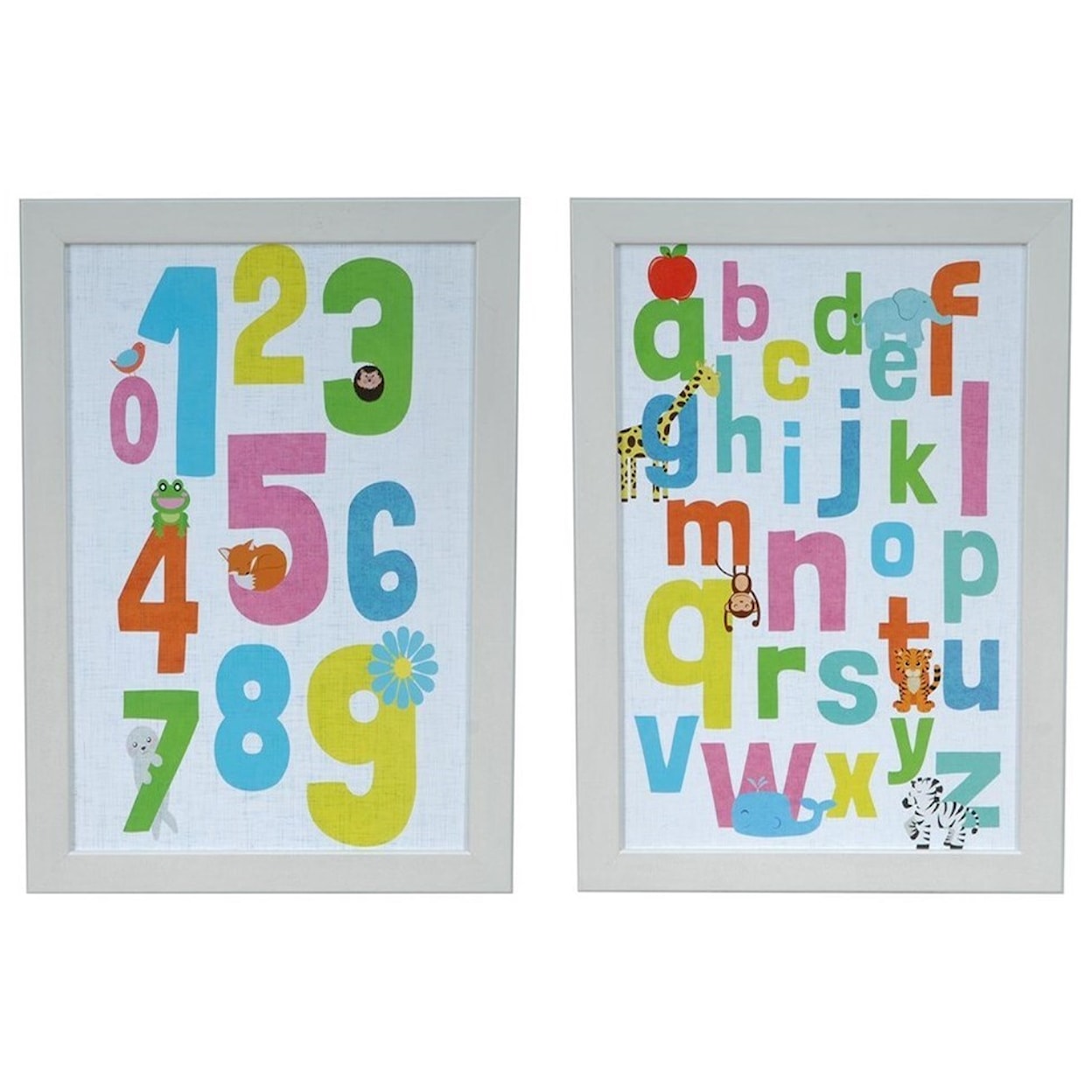 Crestview Collection Prints and Paintings Alphabet 123 Set 2
