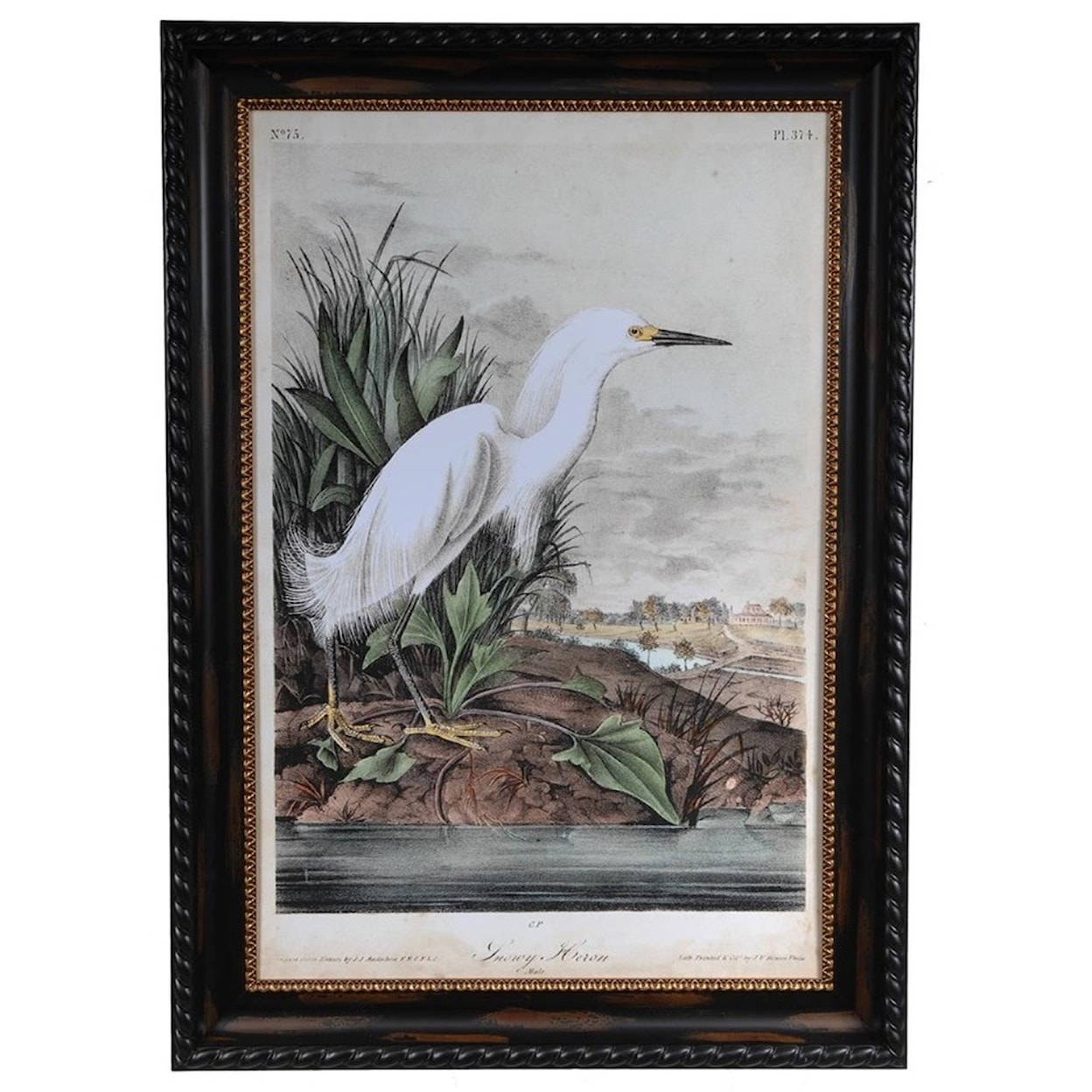 Crestview Collection Prints and Paintings Snowy Heron