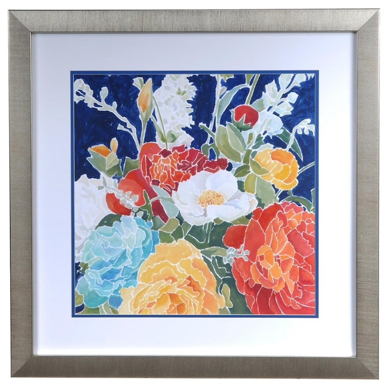 Crestview Collection Prints and Paintings Midnight Florals 1