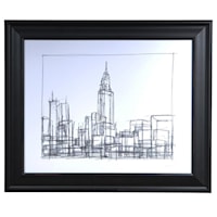 Wire Frame Cityscape 2