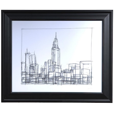 Wire Frame Cityscape 2