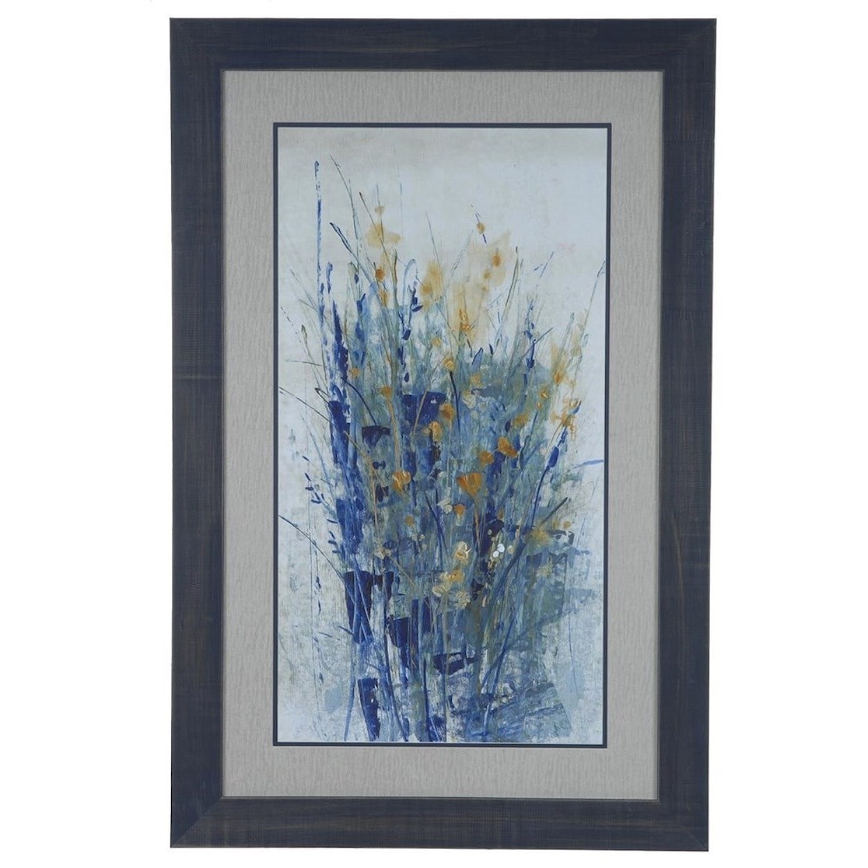 Crestview Collection Prints and Paintings Indigo Floral 2