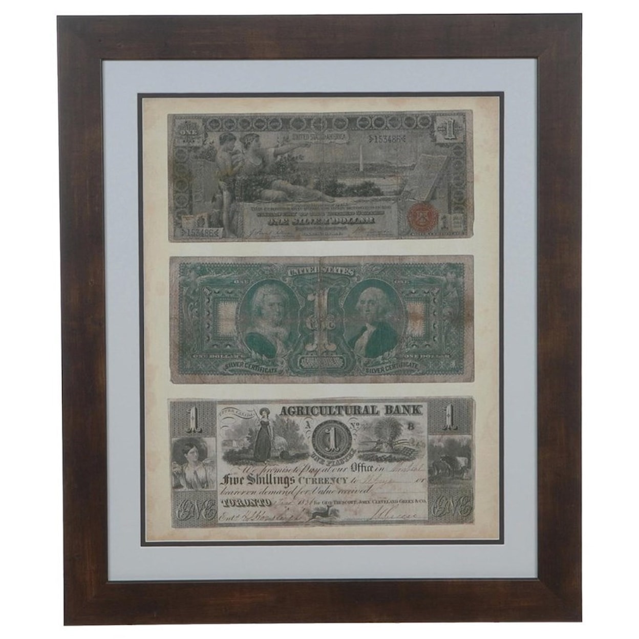 Crestview Collection Prints and Paintings Antique Currency 5
